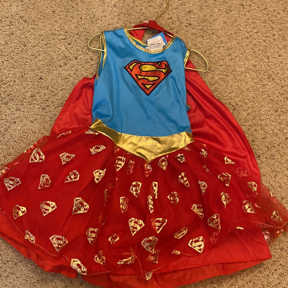 Supergirl Dress Up Costume 6-6X
